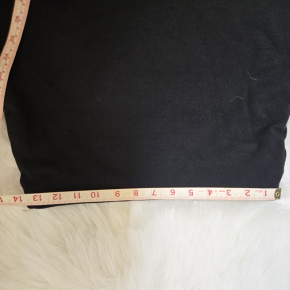 Sunday Best Medium BNWOT Black Mini Asymetrical Wrap Hem Cute Skirt Aritzia - Picture 9 of 9